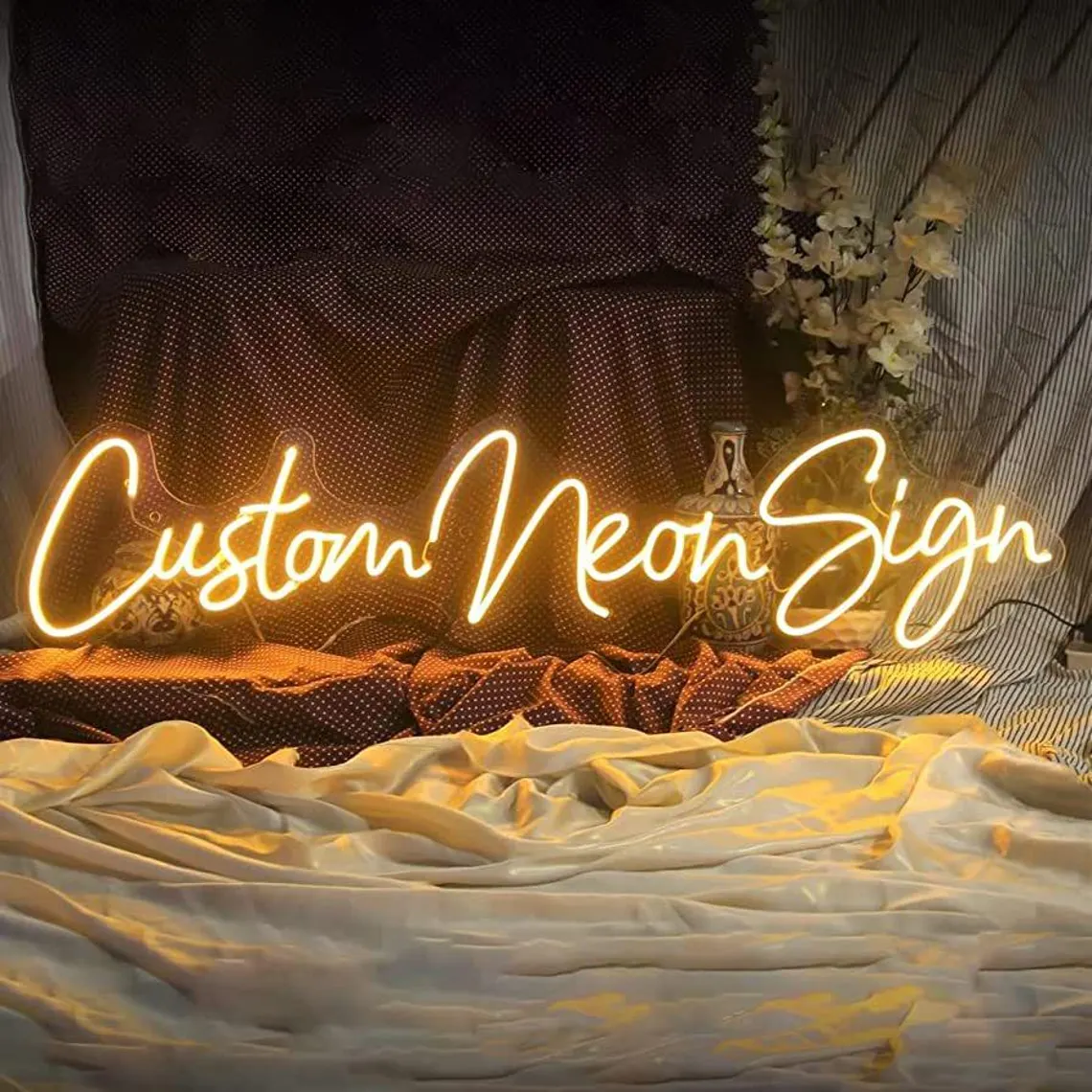 Outdoor Lighting Decor Ideas - Personalized Custom Neon Light Sign LED