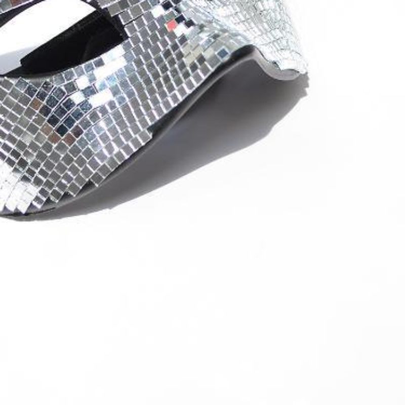 Disco Ball Mirror - Disco Bright Ball Glitter Face Mask