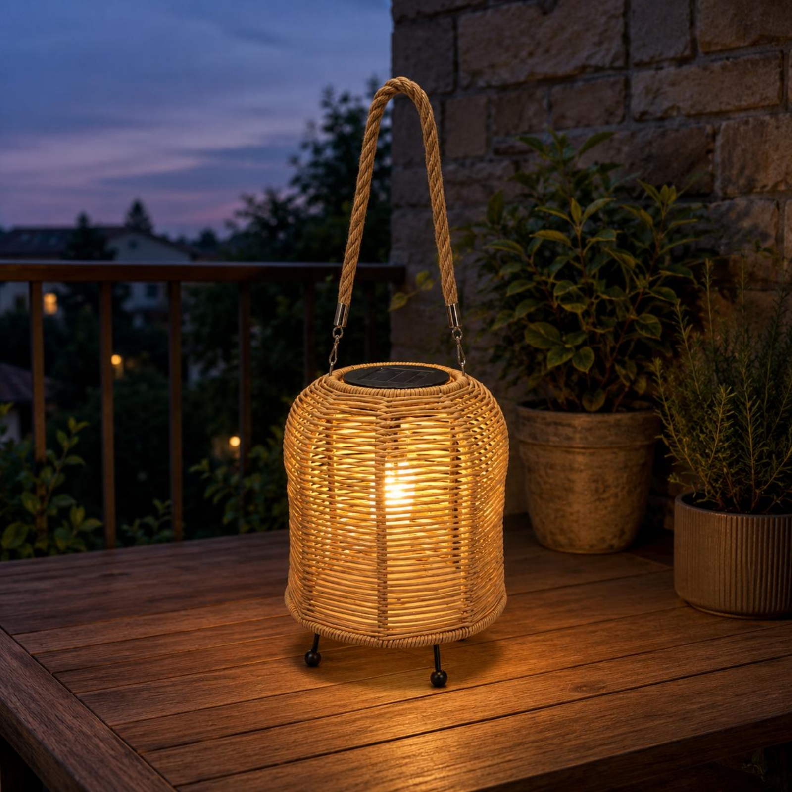 Handwoven Solar Lantern Braide - Lighting Decoration Outdoor review and price