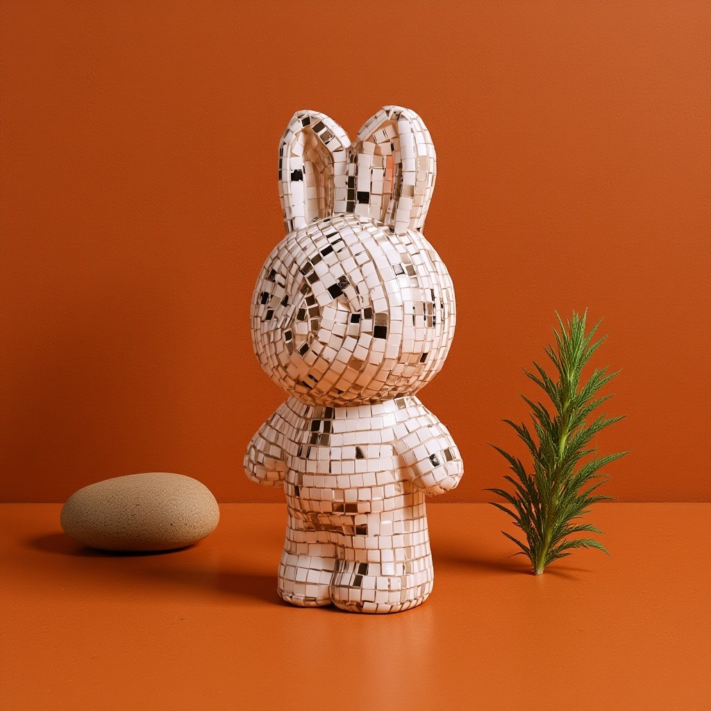 Handcrafted Mosaic Rabbit Mirr - Disco Ball Mirror review and price