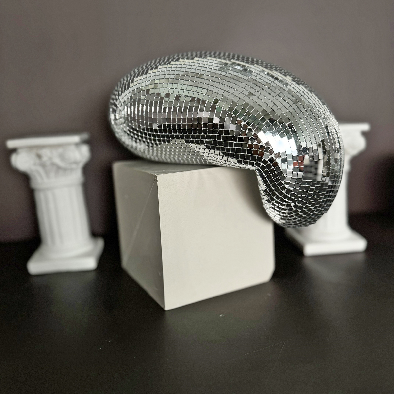 28cm Melted Disco Ball Mirror  - Disco Ball Mirror review and price