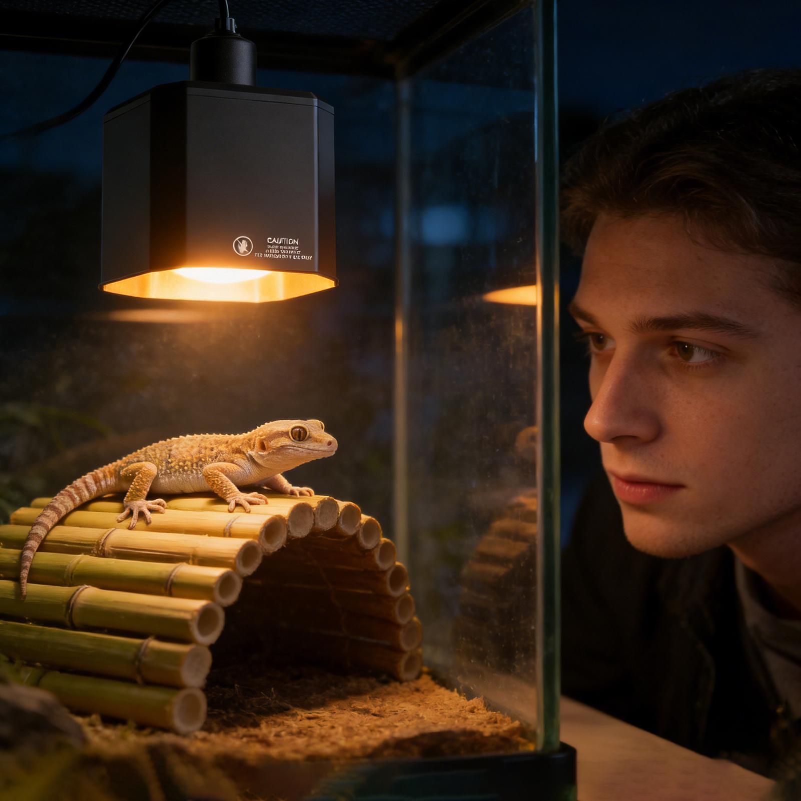 Reptile Heat Lamp Cover Reptil - Gecko Lighting & Decor review and price
