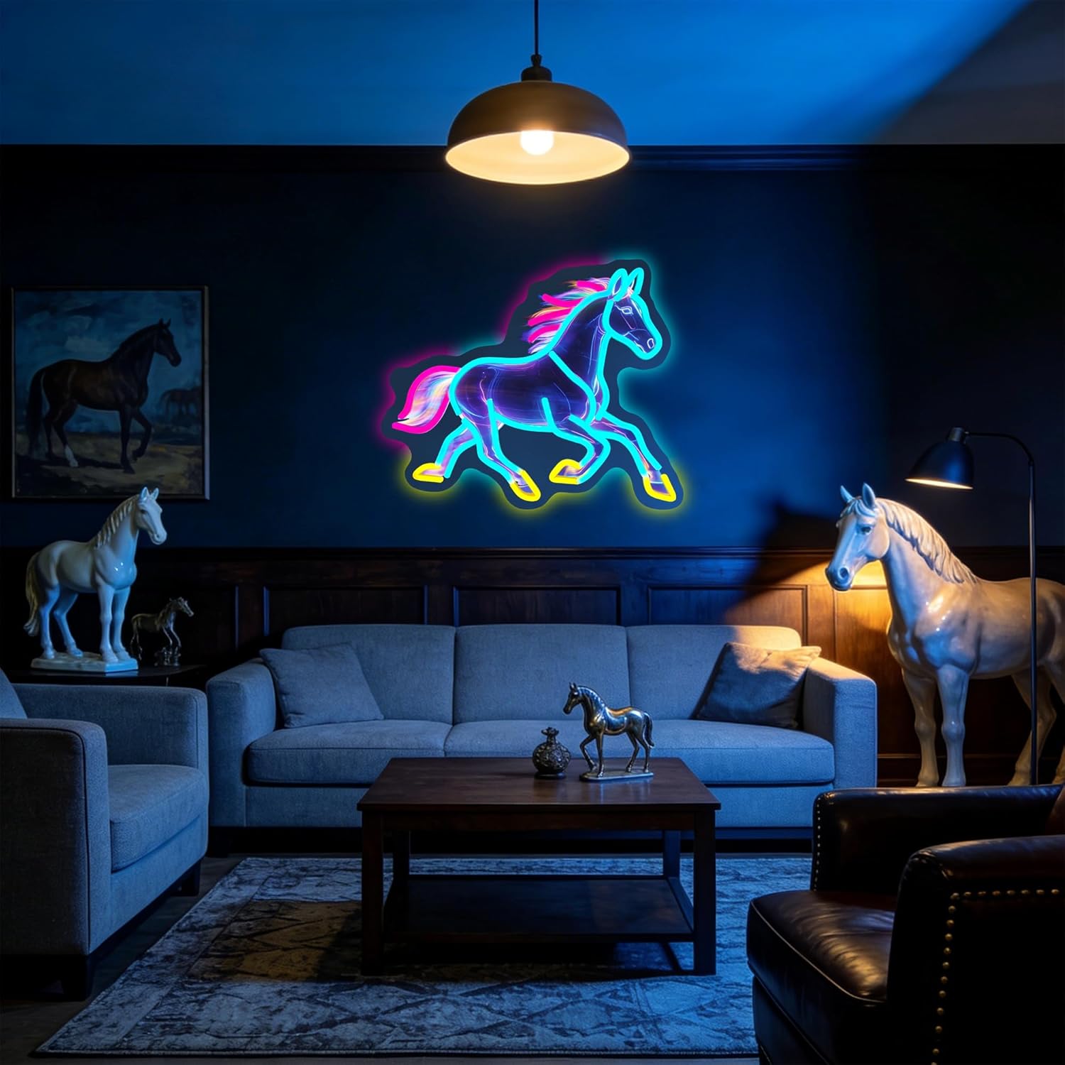 Horse Night Light Neon Sign De - Room Decor Lighting Lamp review and price
