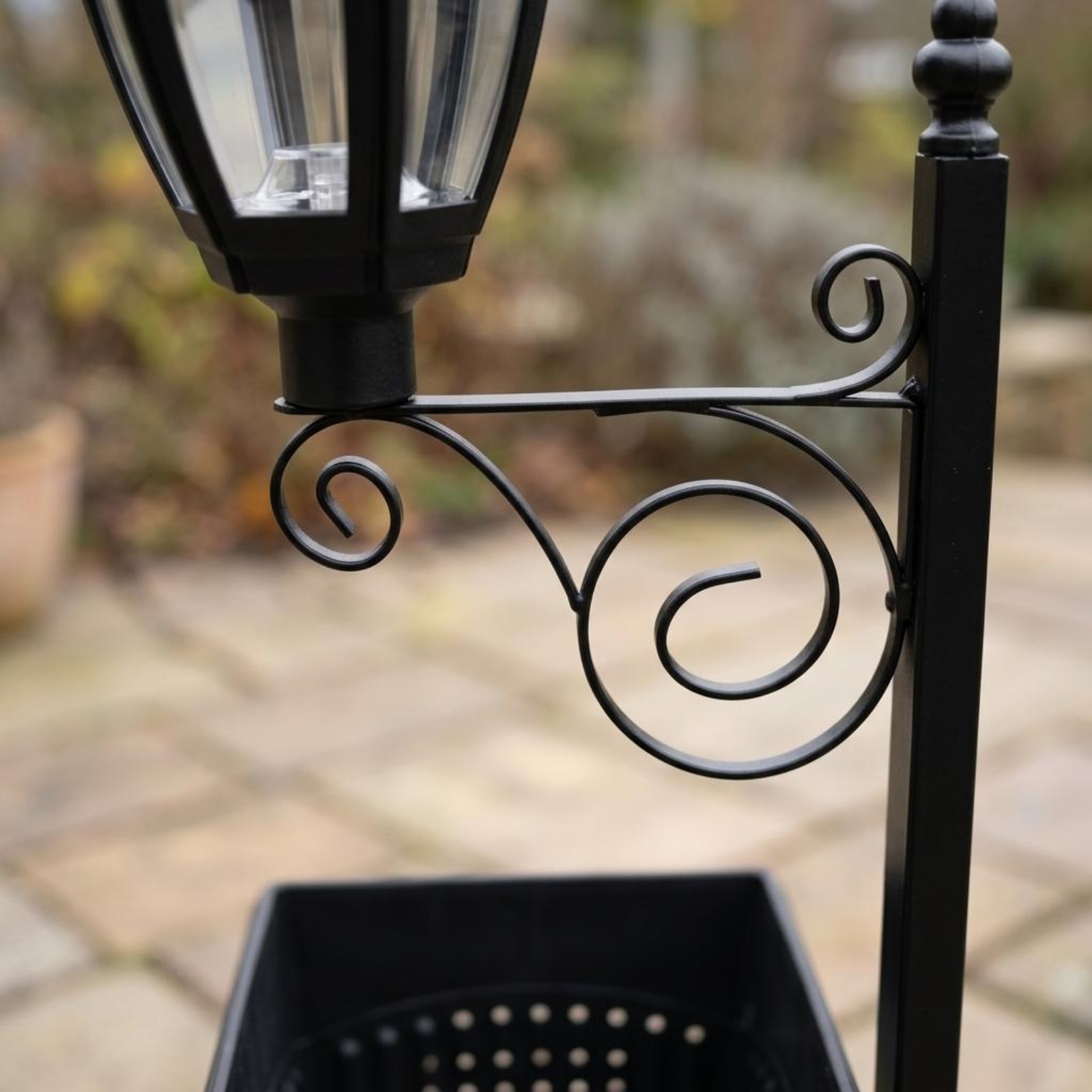 Solar Flower Pot Light Wrought - Lighting Decoration Outdoor review and price