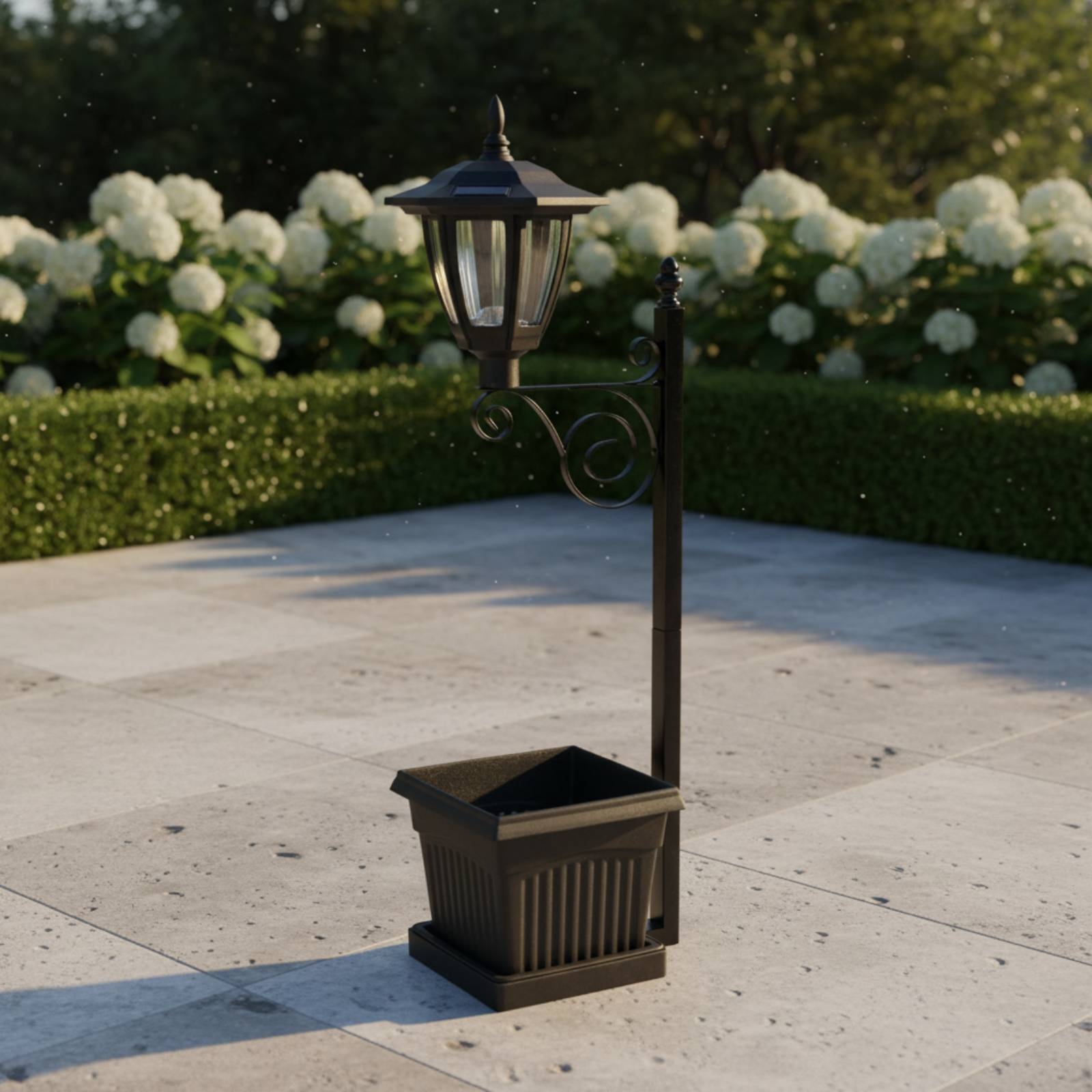 Solar Flower Pot Light Wrought - Lighting Decoration Outdoor review and price