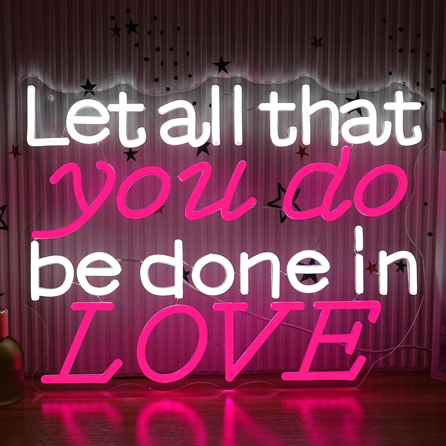 Let All That You Do Be Done In - Lighting Decor Wedding review and price