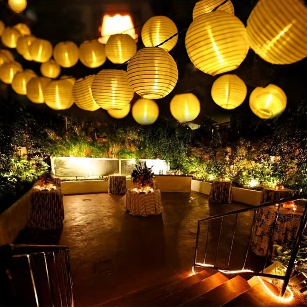 10LED/20LED Paper Lantern Stri - Lantern Paper Solar review and price