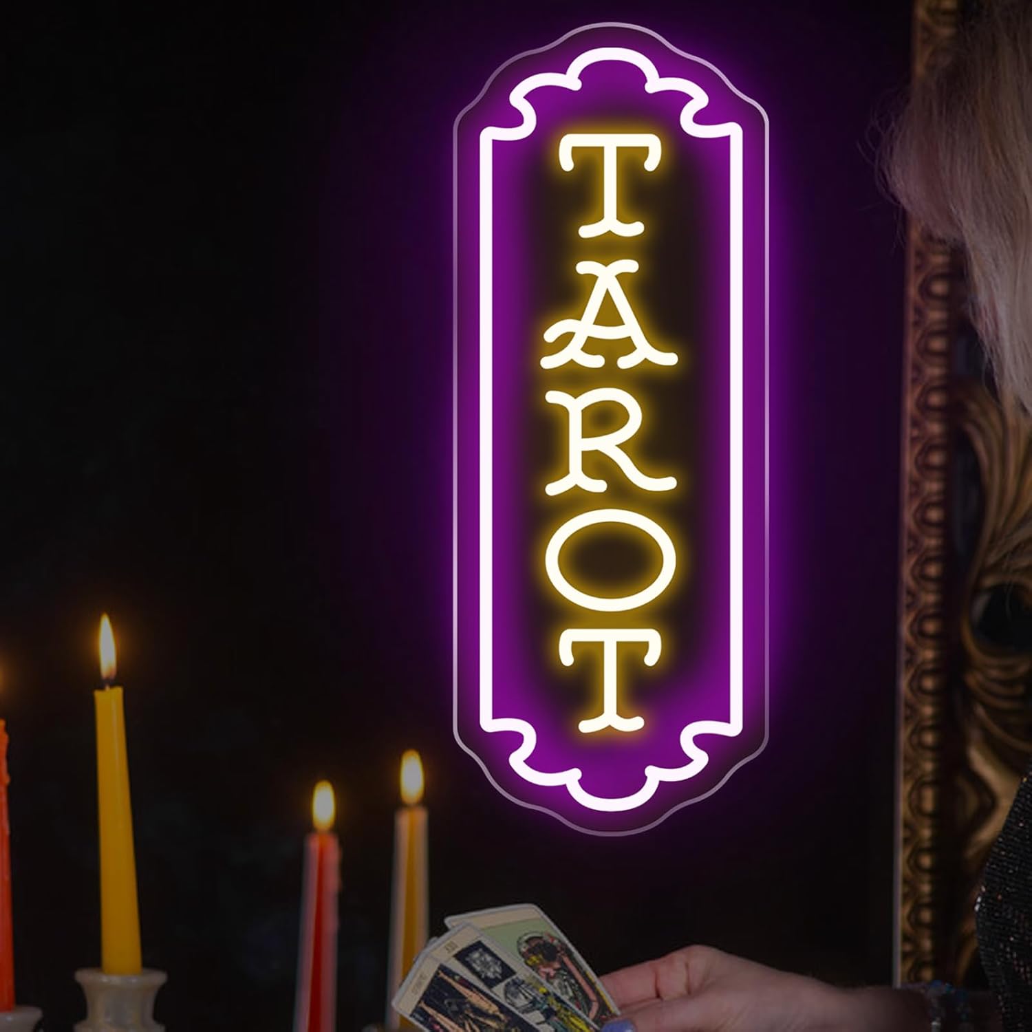 Tarot Neon Sign USB Powered My - Lighting Decor In Room review and price