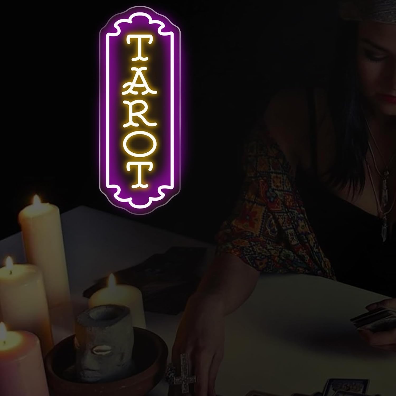 Tarot Neon Sign USB Powered My - Lighting Decor In Room review and price
