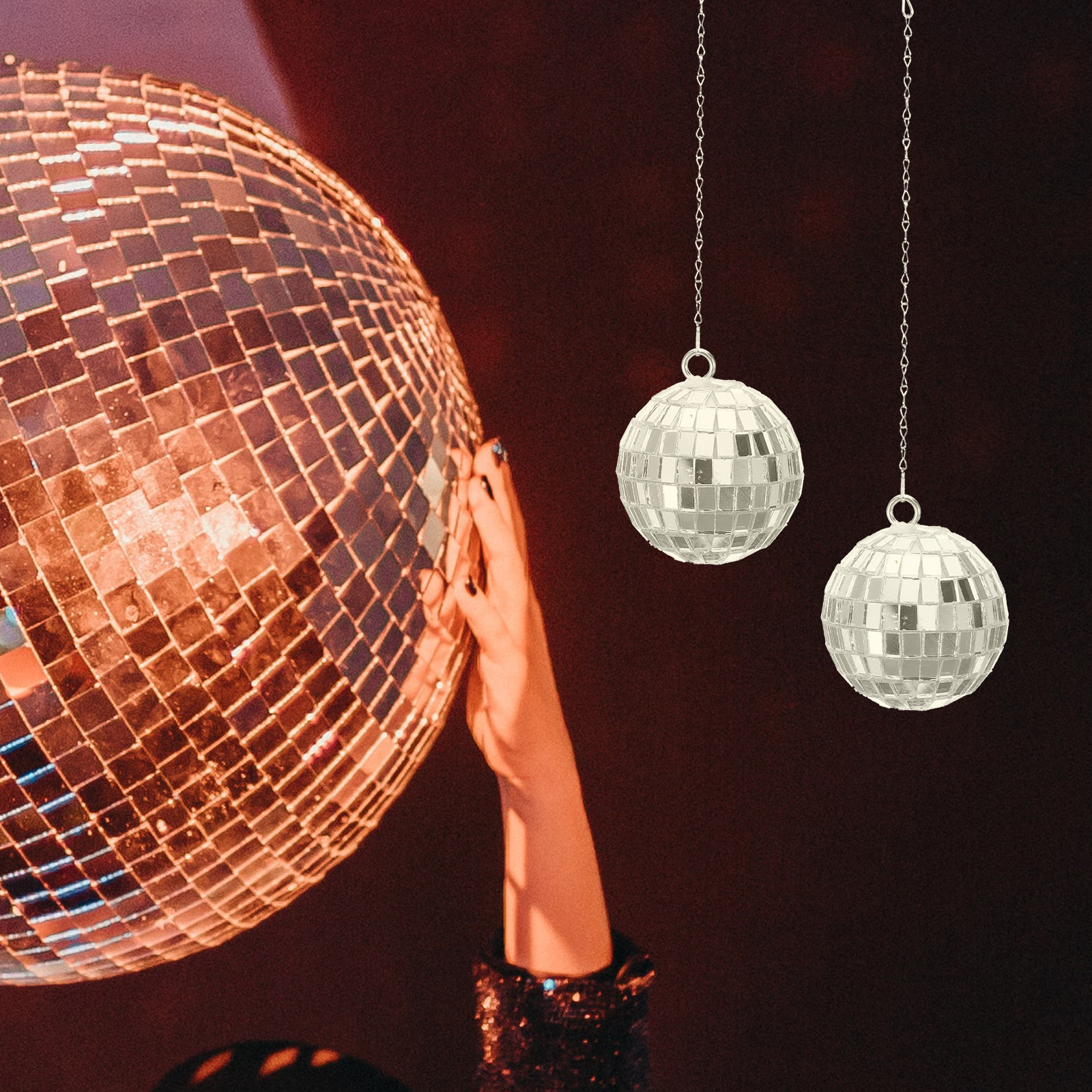 10Pcs Mirror Disco Ball Hangin - Disco Ball Mirror review and price