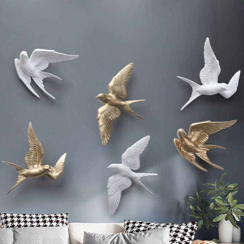 3D Bird Creative Hanging Decor - Foyer Lighting Wall Decor review and price