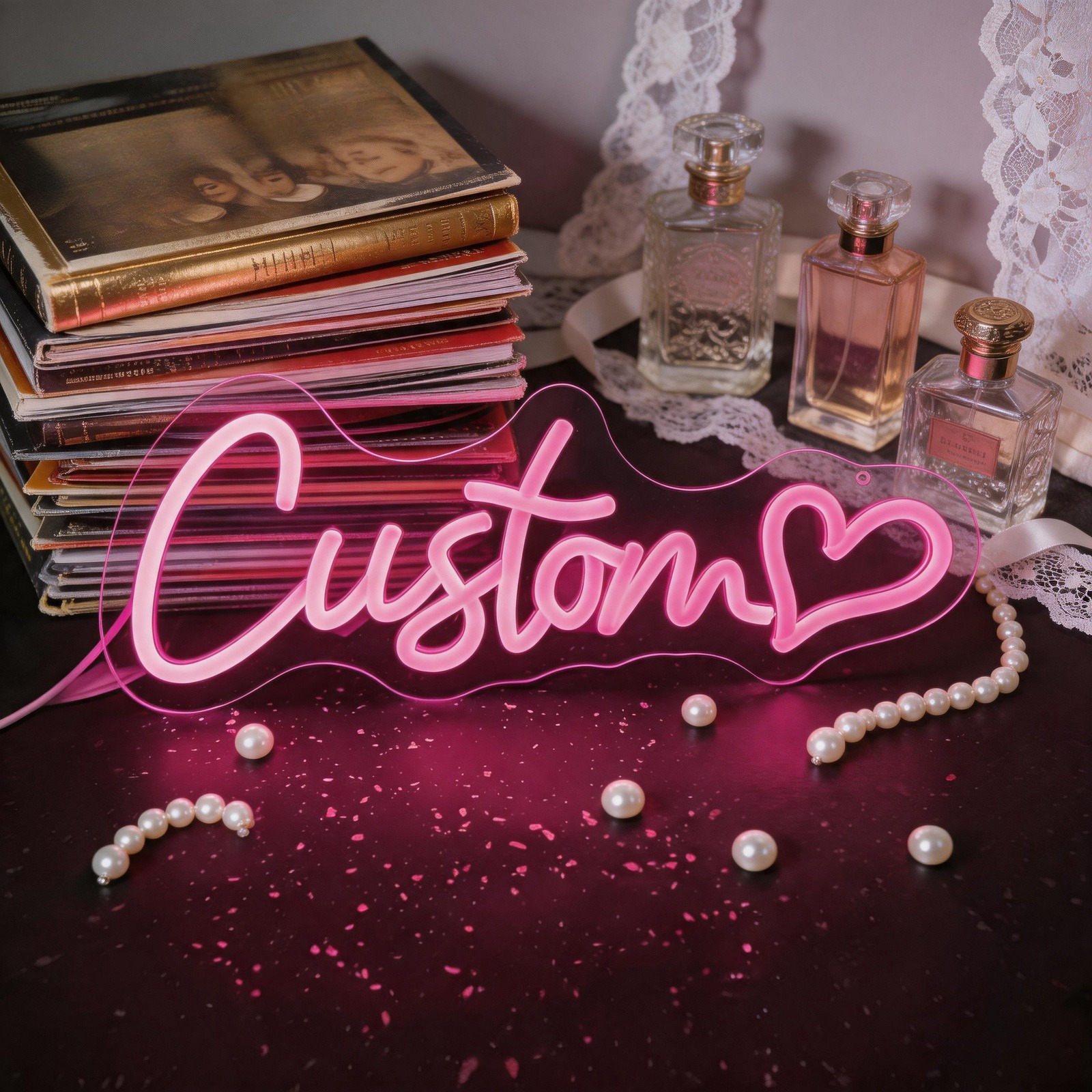 Custom LED Personalized Neon S - Lighting Christmas Decor review and price