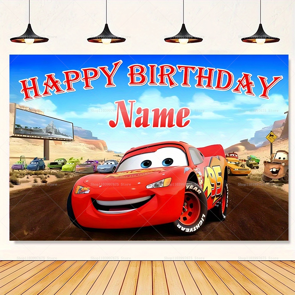 Customizable Disney Lightning  - Lighting Mcqueen Birthday Decor review and price