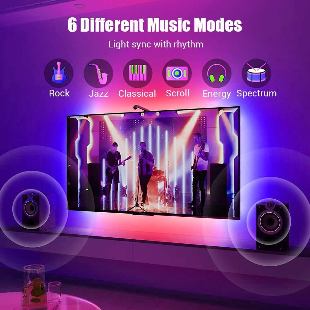Wiscolor RGBIC LED TV Backligh - Foyer Lighting Wall Decor review and price
