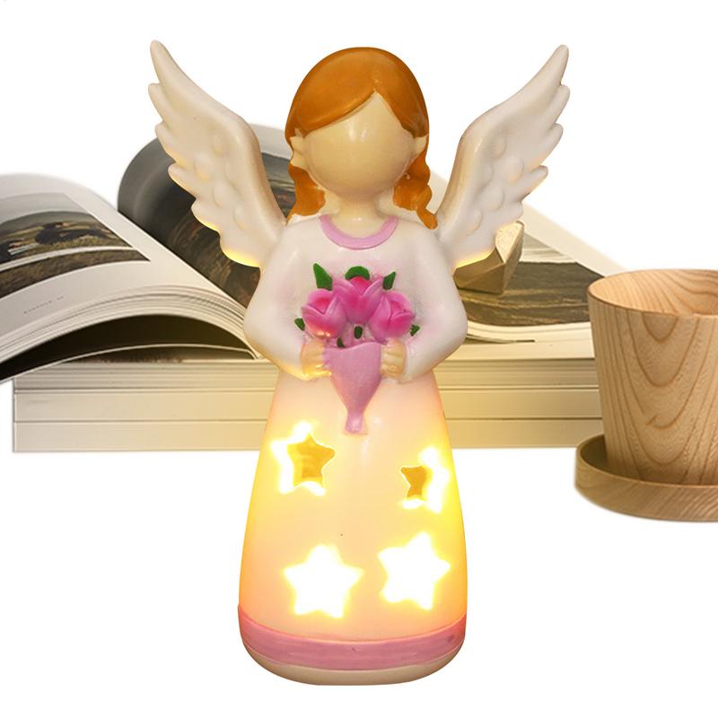 Candlestick Lamp Angel Statue  - Room Decor Lighting Lamp review and price