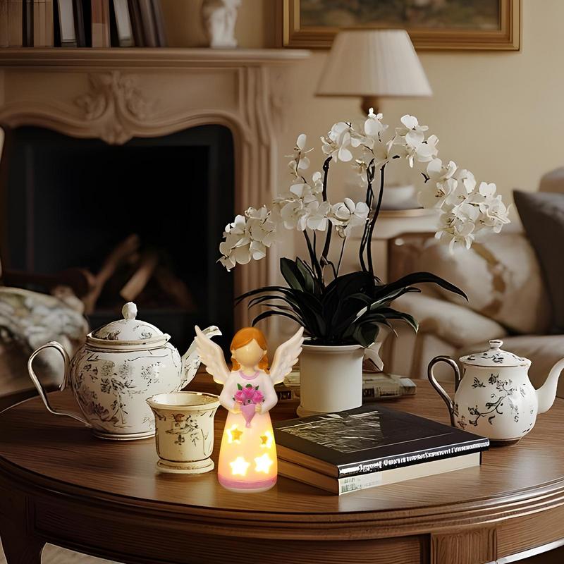 Candlestick Lamp Angel Statue  - Room Decor Lighting Lamp review and price
