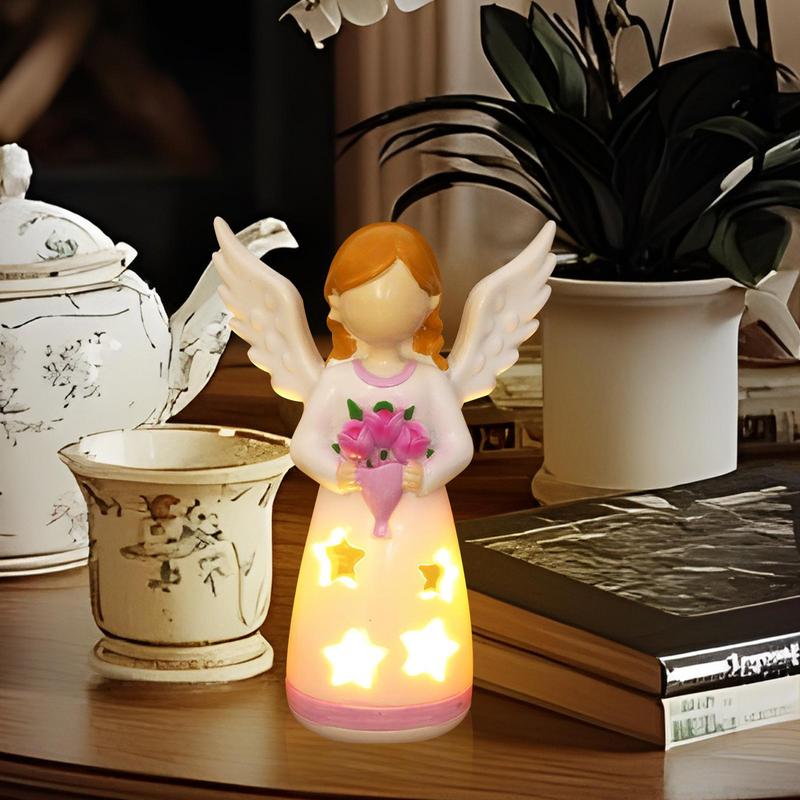 Candlestick Lamp Angel Statue  - Room Decor Lighting Lamp review and price
