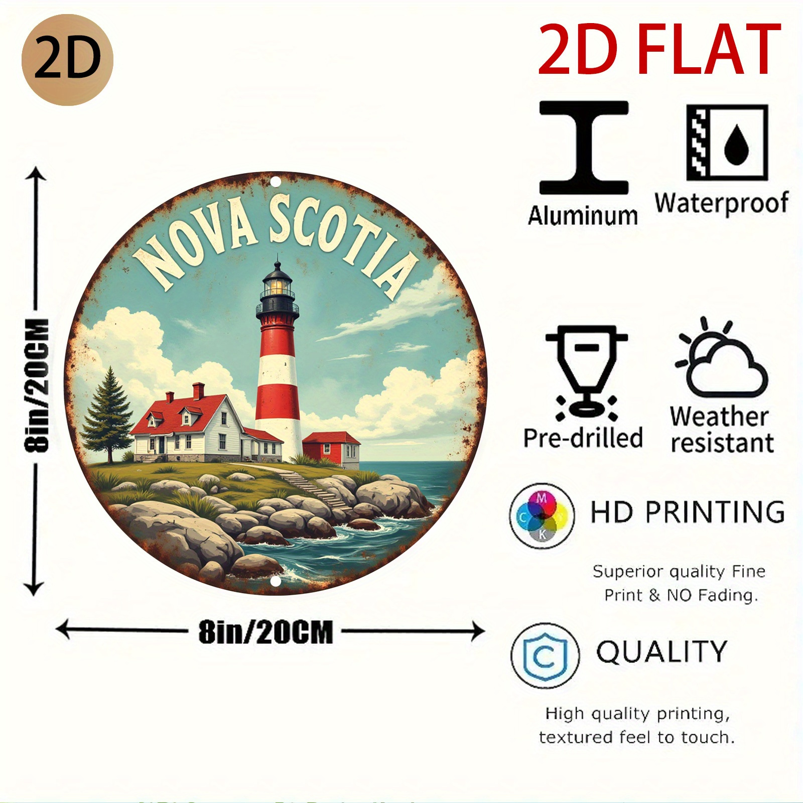Nova Scotia Lighthouse Coastal - Nova Decor & Lighting Vase review and price