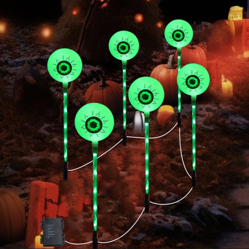LED Solar Halloween Eyeball St - Outdoor Lighting Decor Ideas review and price