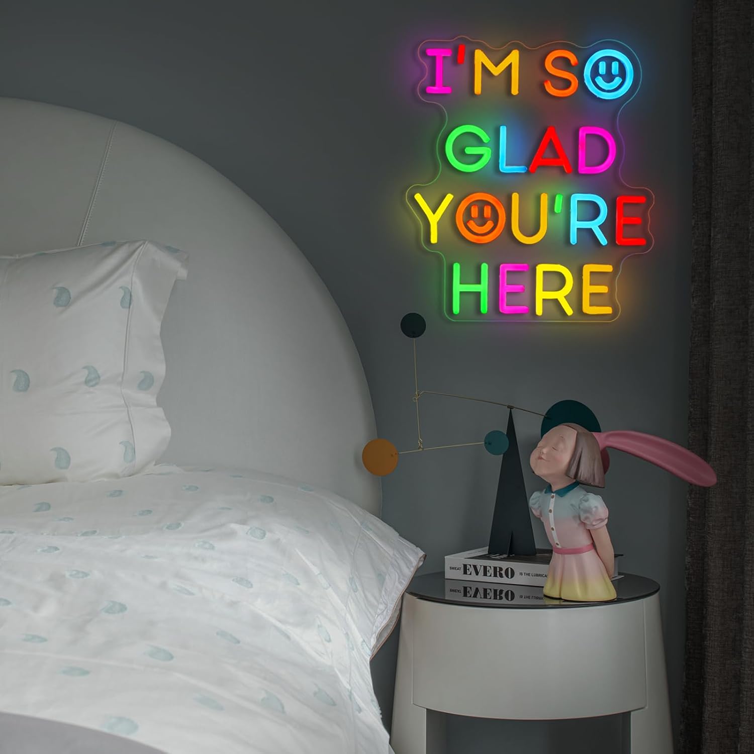  I'm So Glad You‘re Here Neon - Lighting Decor In Room review and price