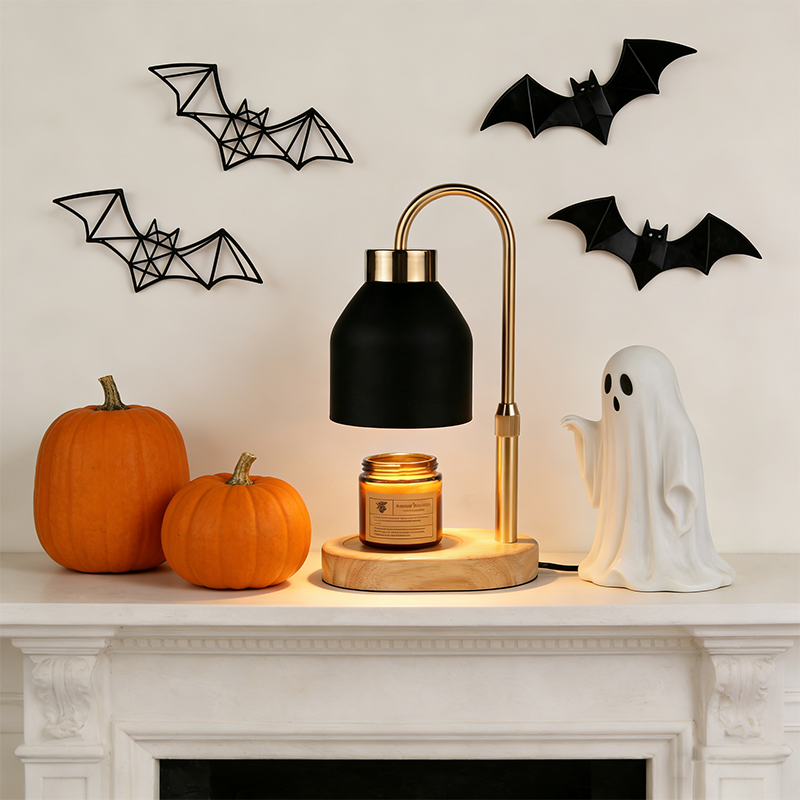 Black Candle Warmer Lamp with  - Lighting Decor Living Room review and price
