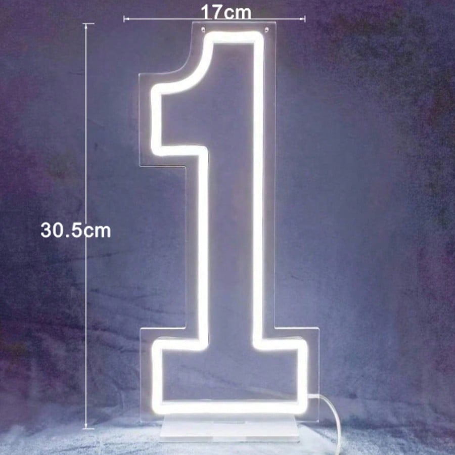 White 0-9 Single Digit LED Num - Lighting Decor Wedding review and price