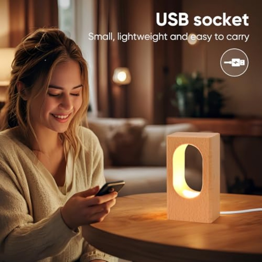 LED Wood Desk Lamp, Bedroom Be - Lightings Decoration review and price