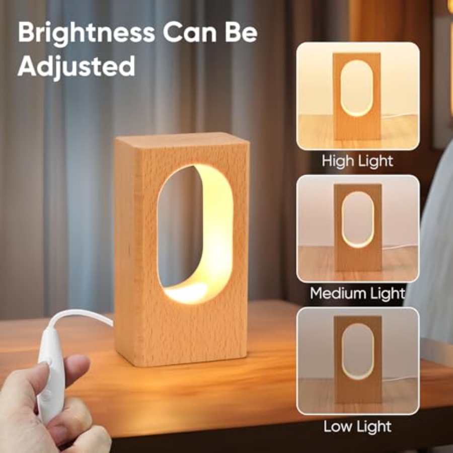 LED Wood Desk Lamp, Bedroom Be - Lightings Decoration review and price