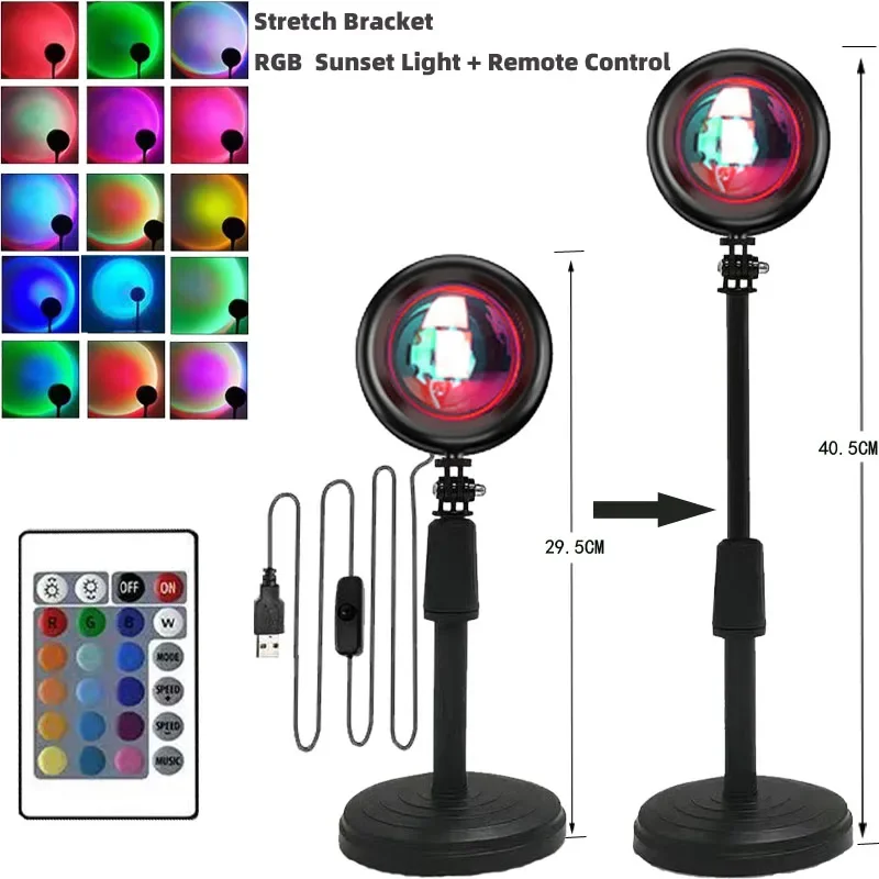 Ins Sunset Projector Lamp Rain - Foyer Lighting Wall Decor review and price