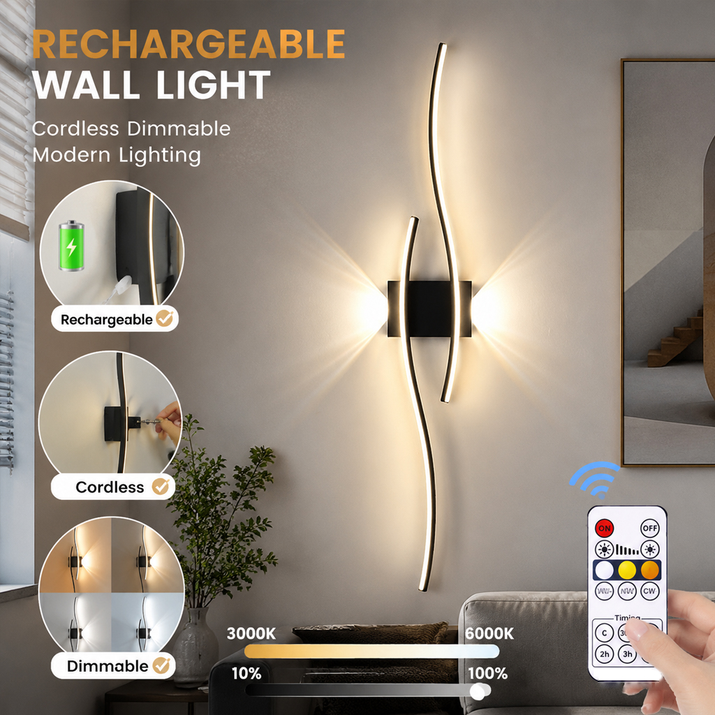 Modern LED Wireless Wall Sconc - Foyer Lighting Wall Decor review and price