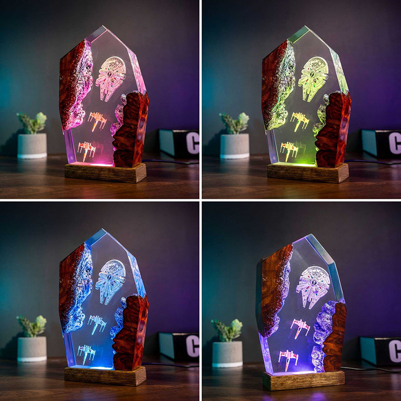 Table Resin Lamp Universe War  - Lighting Christmas Decor review and price