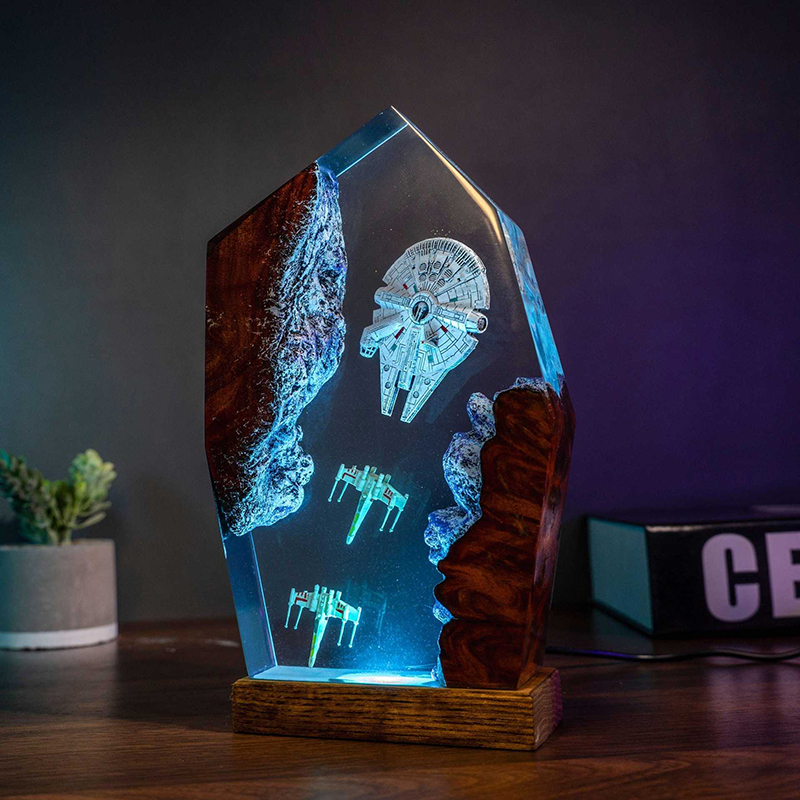 Table Resin Lamp Universe War  - Lighting Christmas Decor review and price