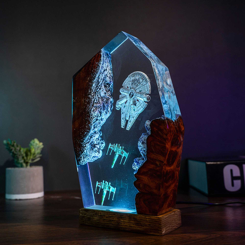 Table Resin Lamp Universe War  - Lighting Christmas Decor review and price