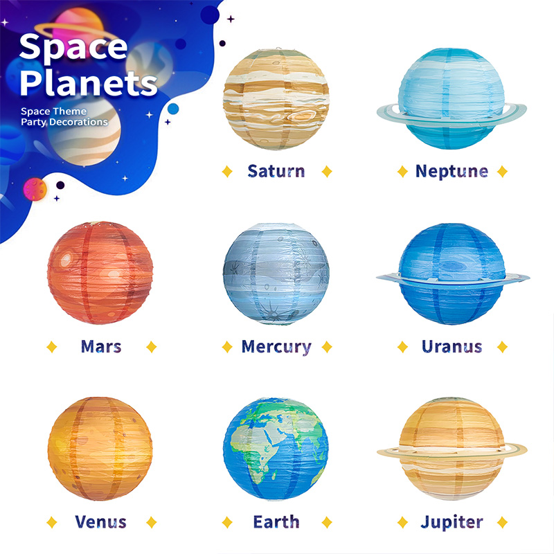 Solar System Eight Planets Sta - Lantern Paper Solar review and price