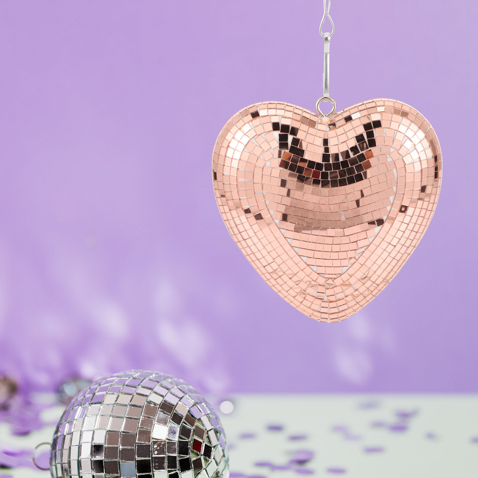 Mirror Disco Ball Hanging Hear - Disco Ball Mirror review and price