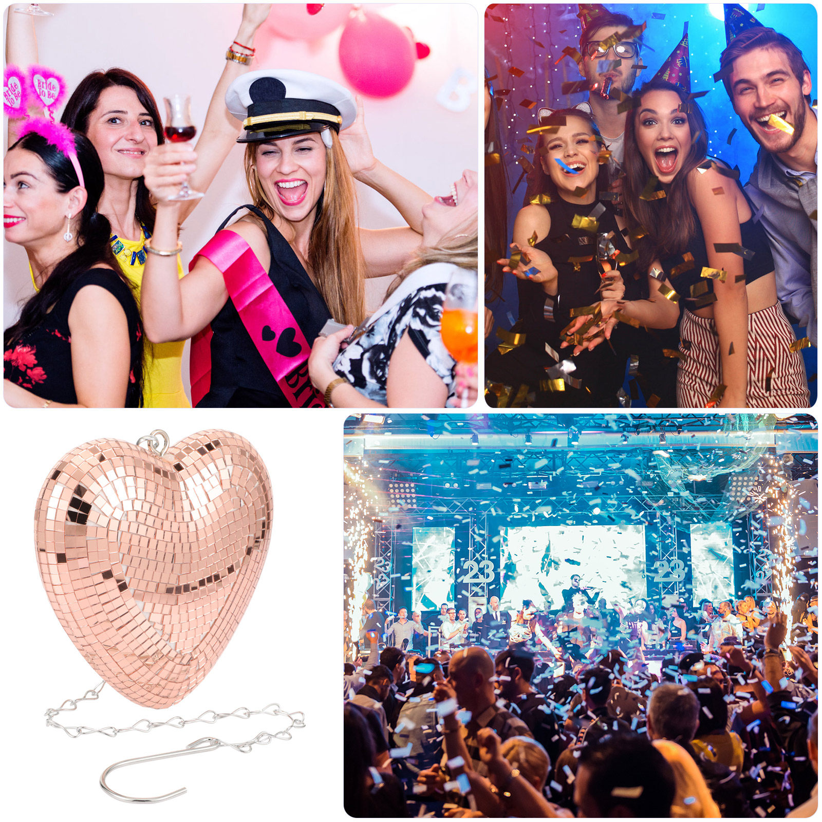 Mirror Disco Ball Hanging Hear - Disco Ball Mirror review and price
