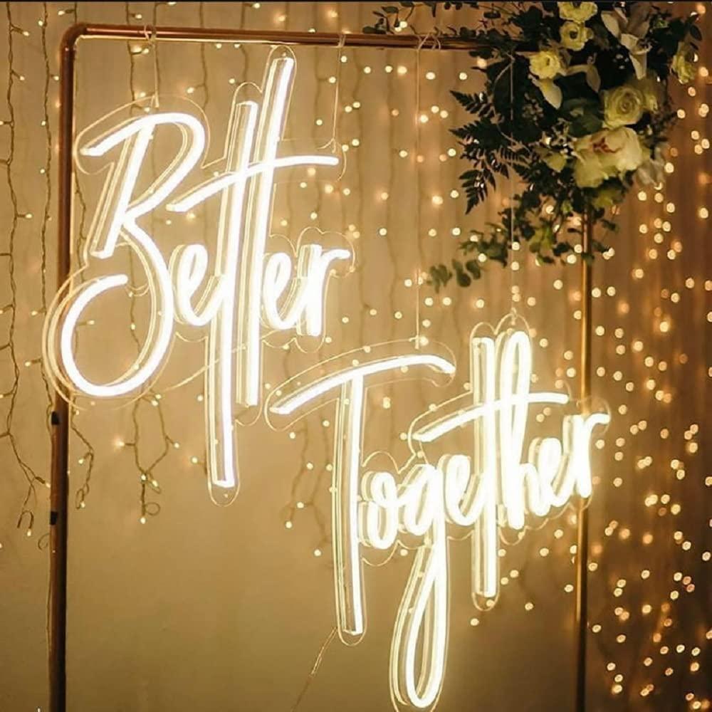 Better Together Neon Sign USB  - Lighting Decor Living Room review and price