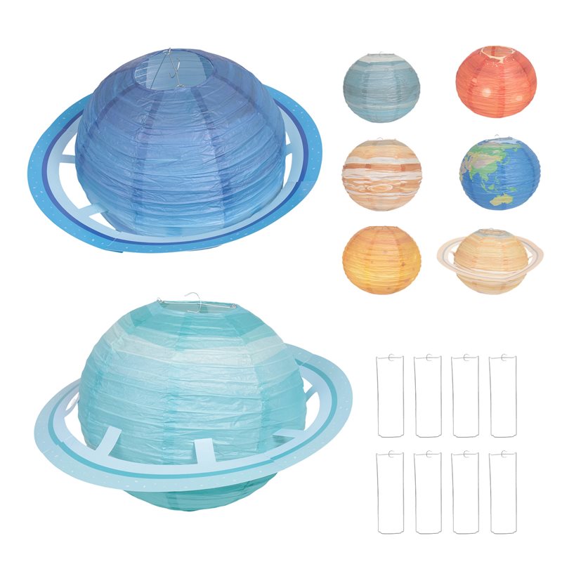 A93Z 8Pcs Space Paper Lanterns - Lantern Paper Solar review and price