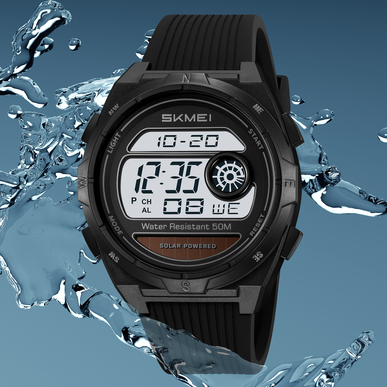 SKMEI 2436 Solar Digital Watch - Lantern Paper Solar review and price