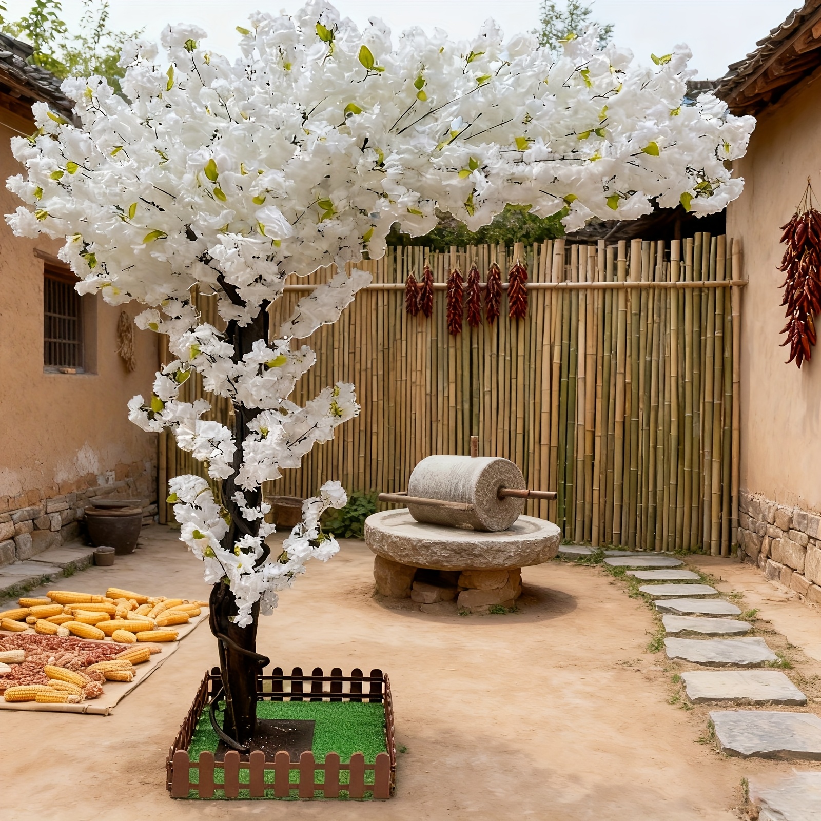 Artificial Cherry Blossom Tree - Lighting Decor Living Room review and price