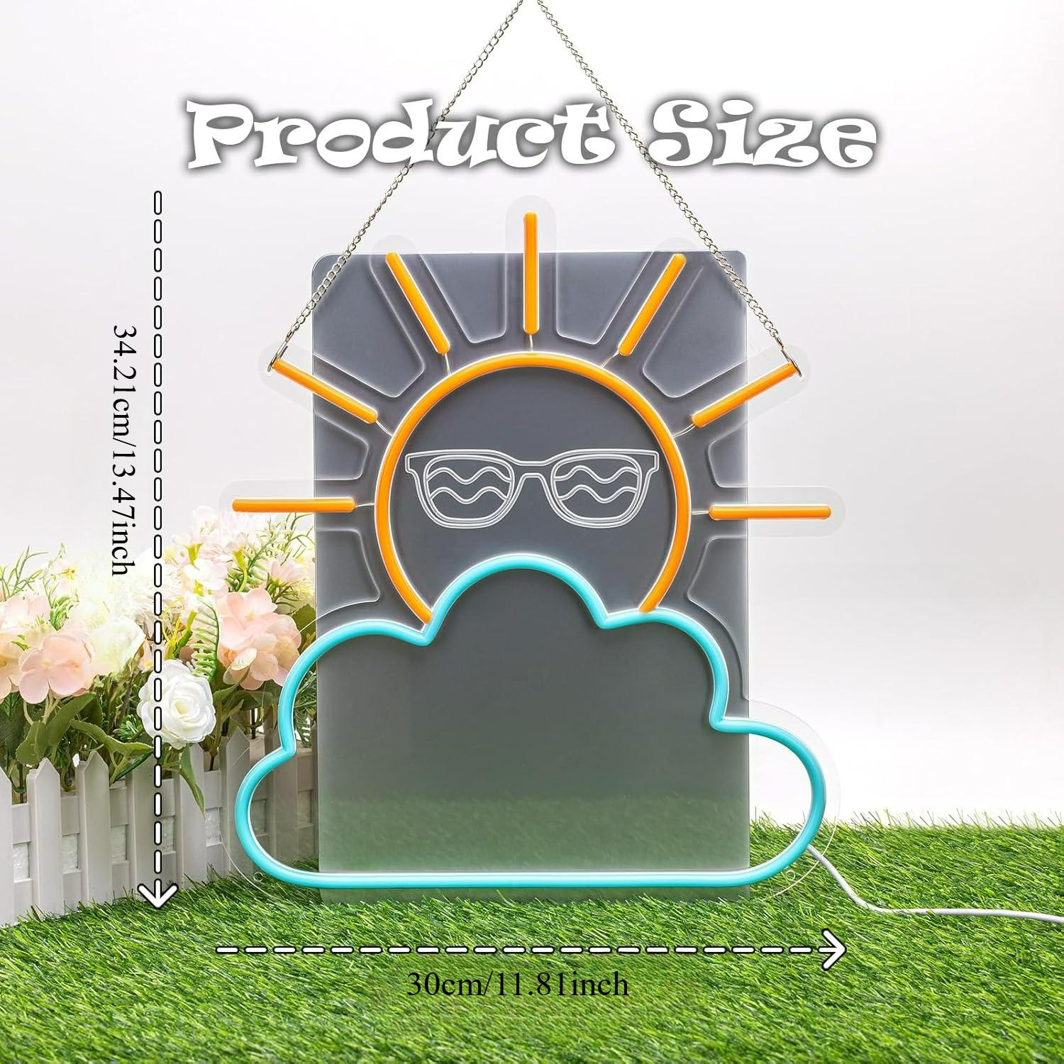 Sunrise Sunset Neon Sign USB P - Lighting Decor Living Room review and price