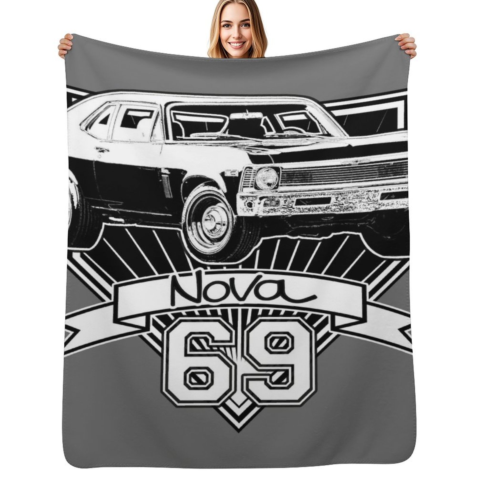 1969 Nova Throw Blanket Soft H - Nova Decor & Lighting Vase Glass Brun 26Cm review and price