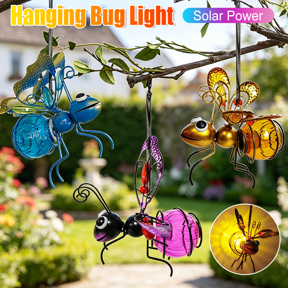 Hanging Bug Light Solar Powere - Lighting Bug Decor review and price