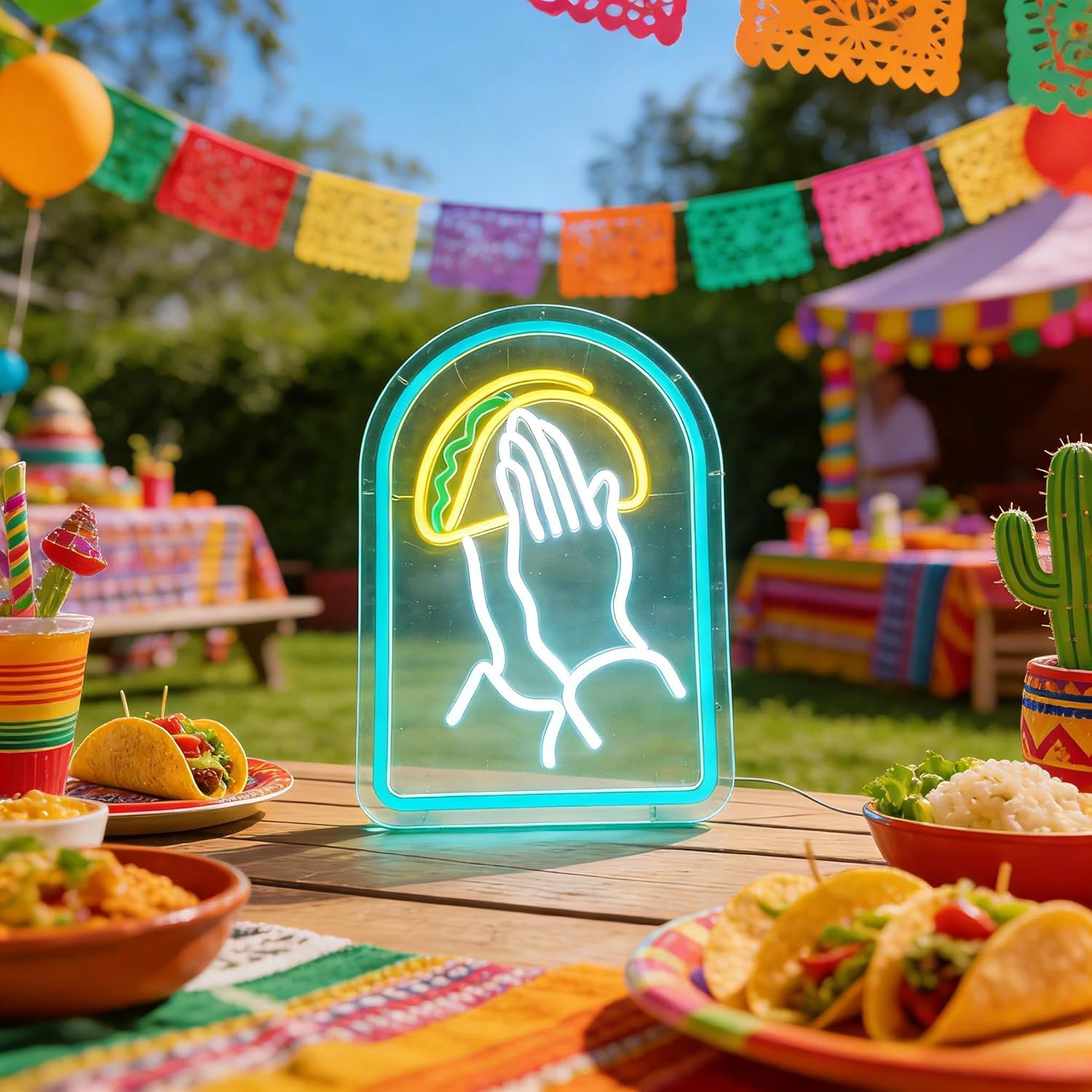 Taco LED Neon Sign LED Wall Li - Outdoor Lighting Decor Ideas review and price
