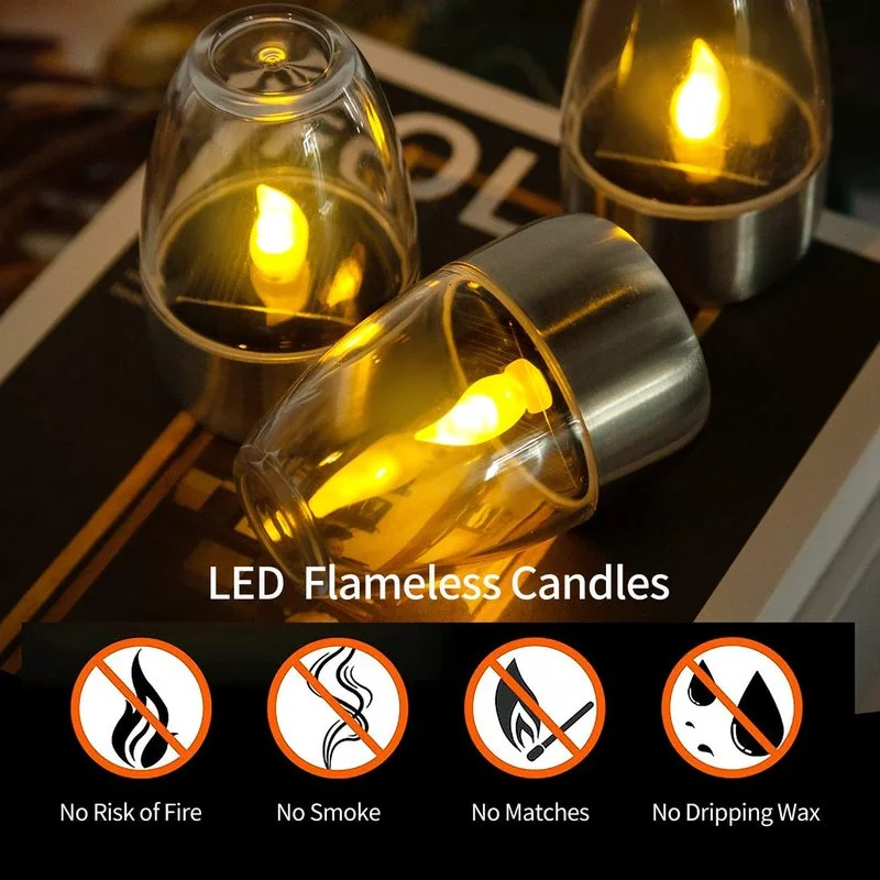 LED Solar Candles Light Flamel - Room Decor Lighting Lamp review and price