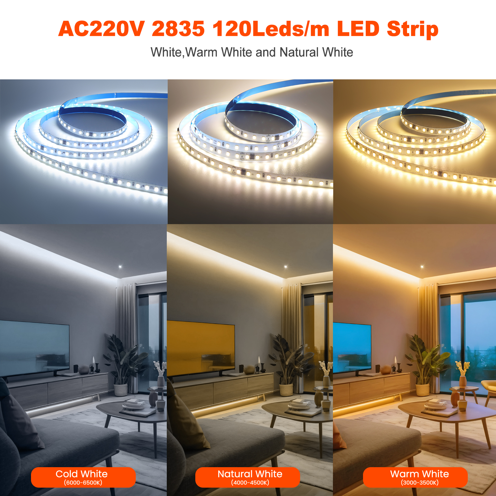 AC220V LED Strip Light 5m 10m  - Decor Lighting Online review and price