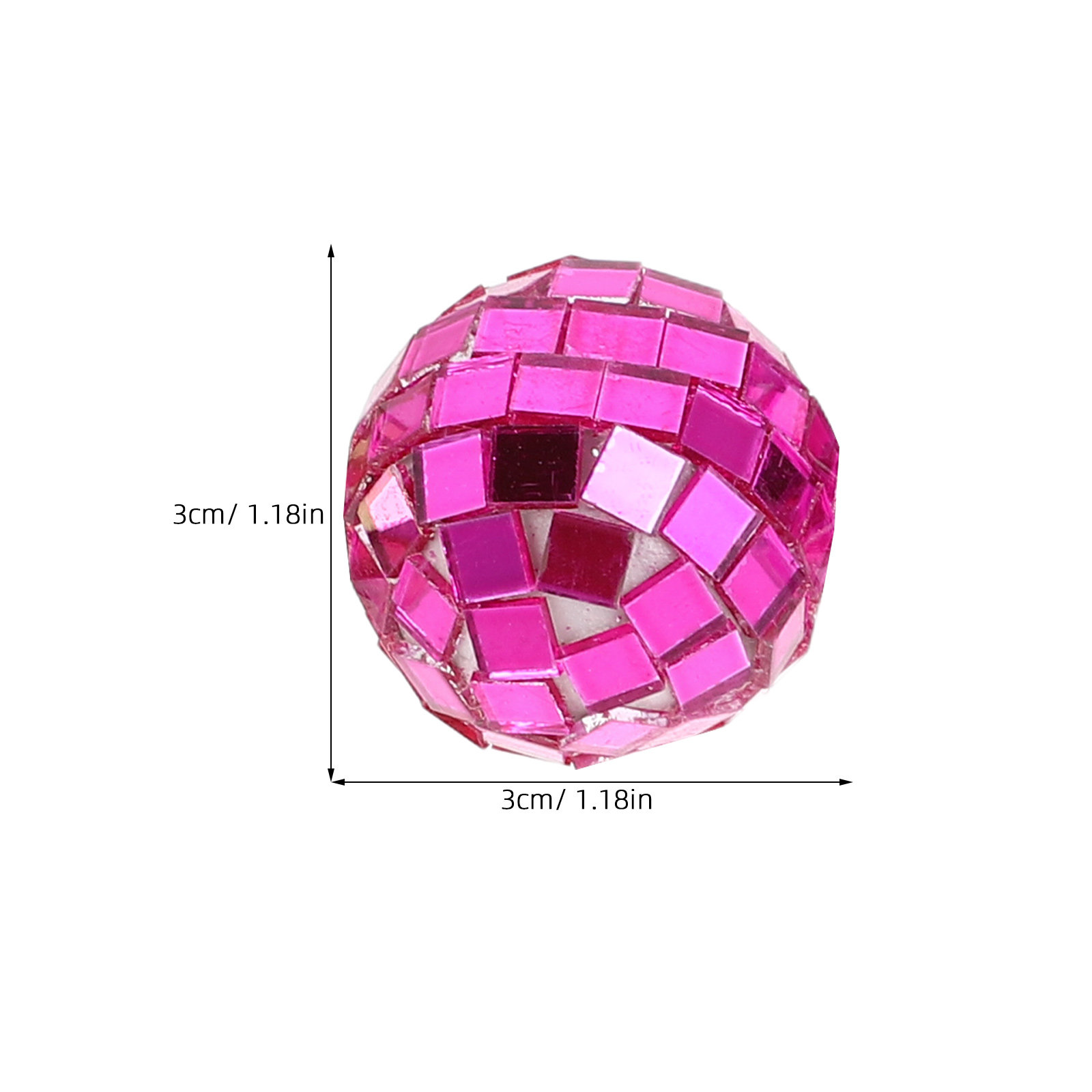 24Pcs Miniature Mirror Ball 3C - Disco Ball Mirror review and price