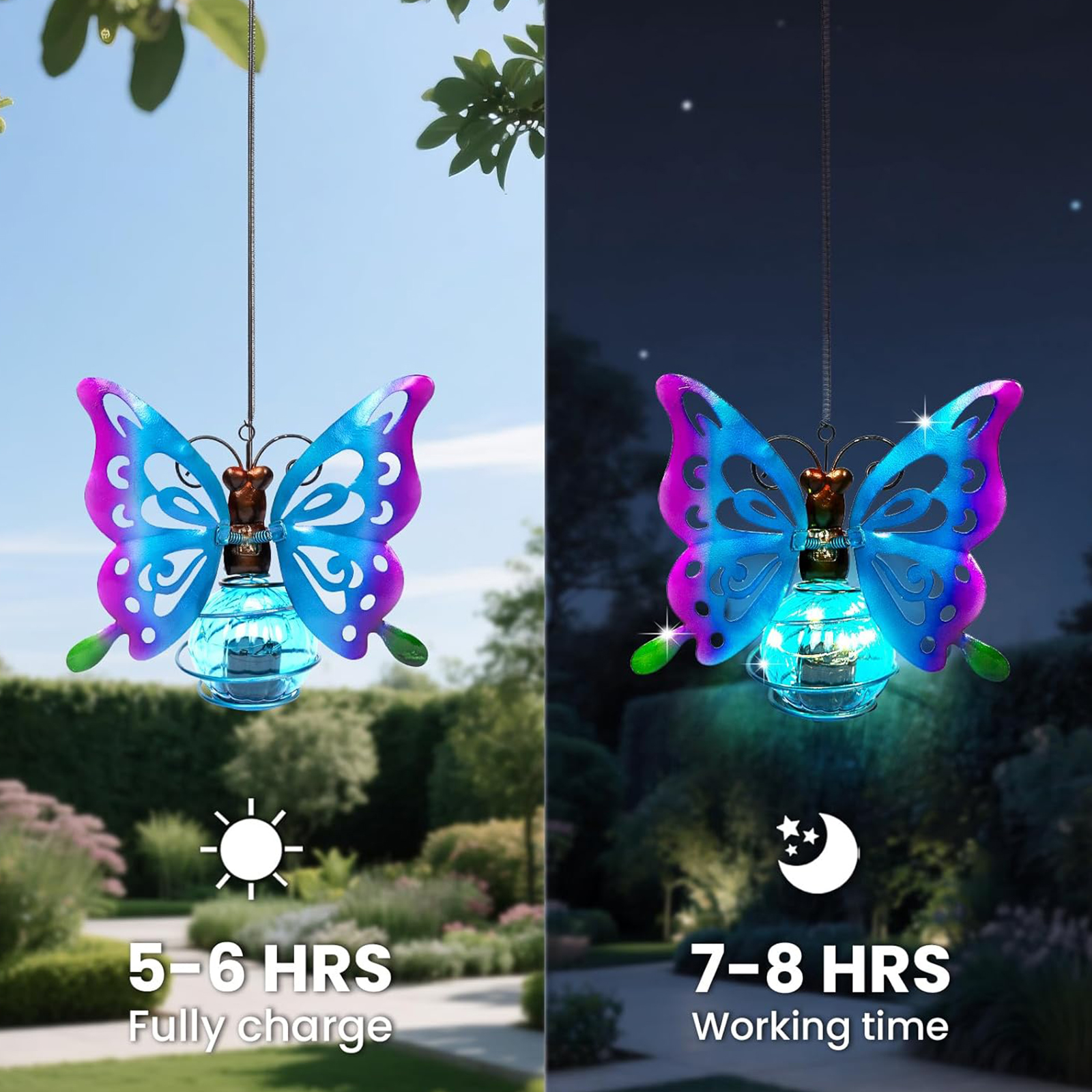 Solar Hanging Bug Light LED Si - Lighting Bug Decor review and price