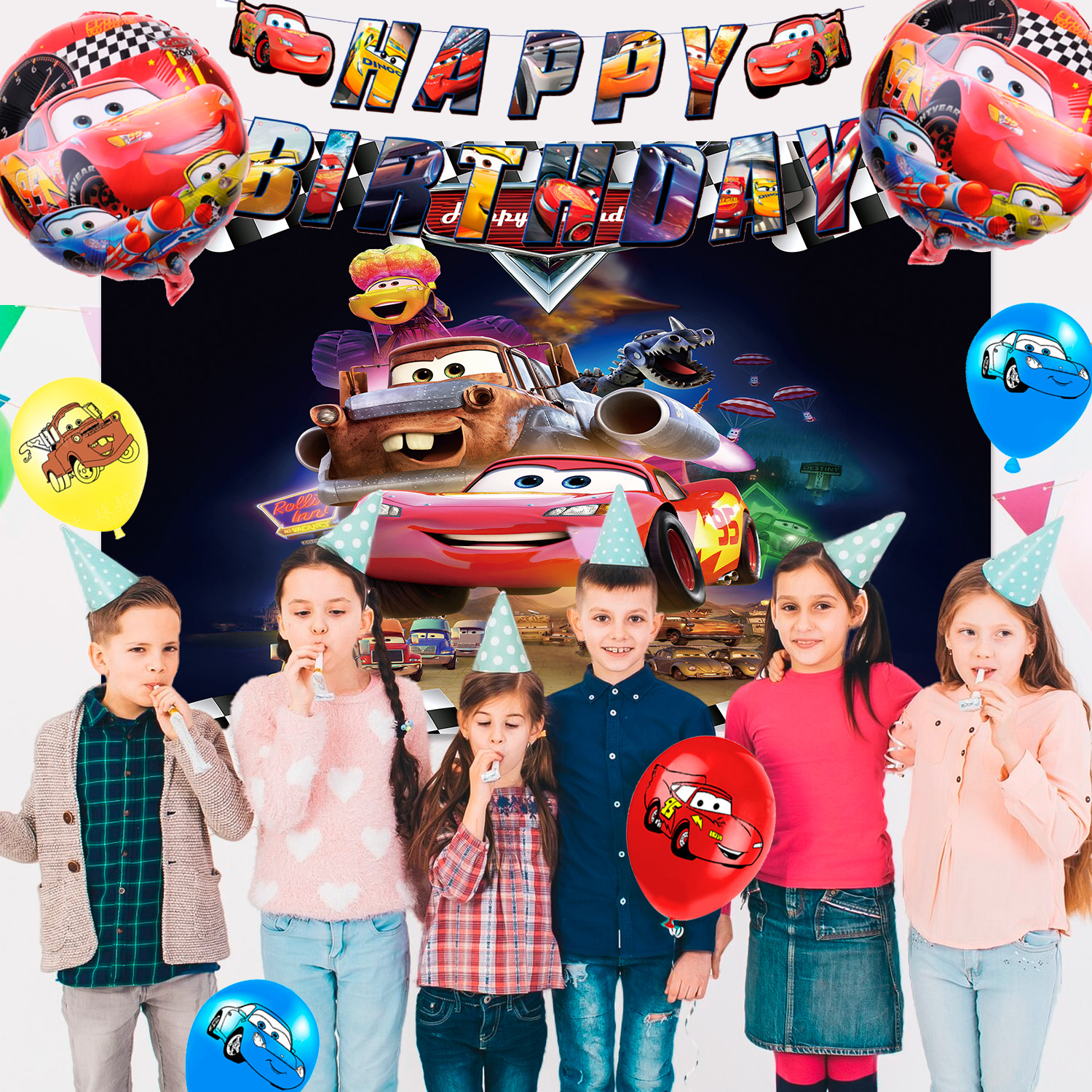 116 Pcs Cars Birthday Decorati - Lighting Mcqueen Birthday Decor review and price