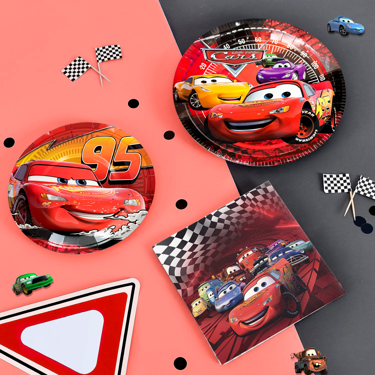 116 Pcs Cars Birthday Decorati - Lighting Mcqueen Birthday Decor review and price